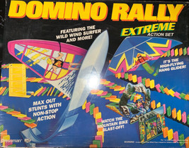 Vintage 1993 Domino Rally Extreme Action Set Game #9510 Pressman Kid Toy - £77.35 GBP