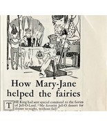 Jell-O Mary Jane Fairies 1933 Advertisement Gelatin Dessert Fruit Whip D... - £15.71 GBP