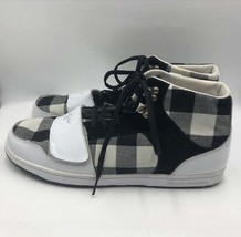 Creative Recreation Men&#39;s Black White Plaid High Top Sneakers Size 13 Shoes - £36.31 GBP