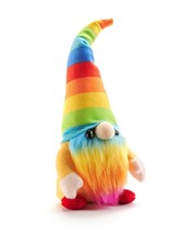 Rainbow Gnome Pocket Sized Plush Figurine 9" High  "Finn" is a Friend image 2