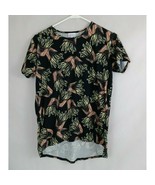 Lularoe Irma Tunic Black With French Fries Design Size 14 - $10.81 CAD