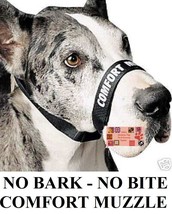 DOG Grooming Training No Bark/No Bite Comfort Quick Fit Adjustable MUZZL... - £10.26 GBP