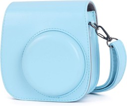 Sky Blue Phetium Instant Camera Case With Adjustable Shoulder Strap Compatible - $31.96