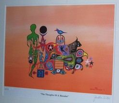 Jonathan Winters &quot;Thoughts Of A Matador&quot; Signed L/E Lithograph Art 1977-#10/475 - £2,950.12 GBP