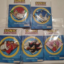 Sonic The Hedgehog Golden Series 2 Enamel Pins Bundle Set Of 5 - £37.14 GBP