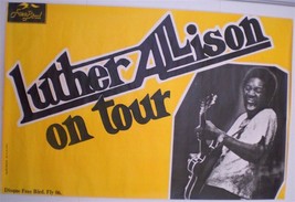 Luther Allison - Original Concert Poster – Very Rare – Paris - Poster - 1978 - $222.21