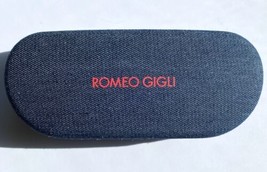 Romeo Gigli Denim Glasses Case For Designer Sunglasses Clamshell Soft Li... - $39.95