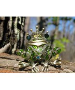 Prince Charming Djinn Fairy Tales Really Do Come True ~FROG BROOCH - $122.22