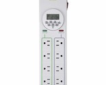 8 Outlet Surge Protector With 7-Day Digital Timer (4 Outlets Timed, 4 Ou... - $48.99