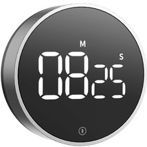 Digital Kitchen Timer - Magnetic Countdown Countup Timer With Large Led ... - £28.32 GBP