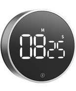 Digital Kitchen Timer - Magnetic Countdown Countup Timer With Large Led ... - £28.73 GBP