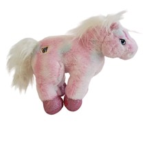 Ganz Webkinz Pink White 9&quot; Pony Horse Plush Stuffed Animal Toy  - £7.11 GBP