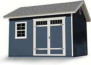 Beachwood 10X12 Do-It-Yourself Wooden Storage Shed With Floor Tan - $5,186.99