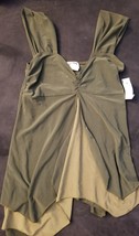 NWT Weather Vane Green Tank Top Blouse Size Small - £39.42 GBP