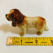 Vintage Goebel St. Bernard Dog Porcelain Figurine 1972-1979 West Germany Barrel - £18.17 GBP