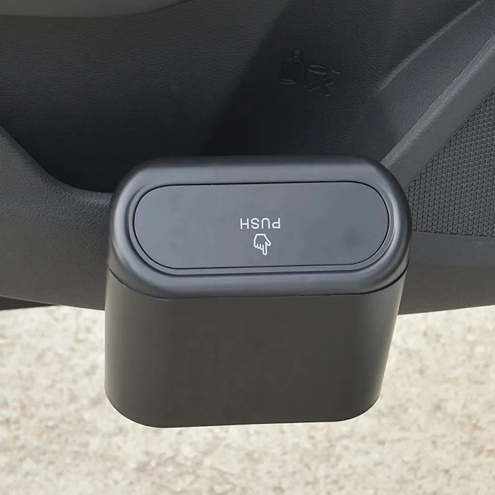 Compact 1L Car Trash Bin: Mini Dustbin, Car Garbage Organizer - Car Accessories - £16.07 GBP
