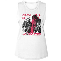 Hall &amp; Oates Accoustic Sessions Women&#39;s Tank Daryl John Guitar Pop Dup Music - £24.77 GBP+