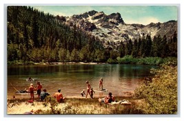 Swimming Hole in Sierra Buttes California CA UNP Chrome Postcard D21 - $2.63