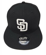 San Diego Padres Authentic New Era 9FIFTY Black Snapback Baseball Cap - $649.47 MXN