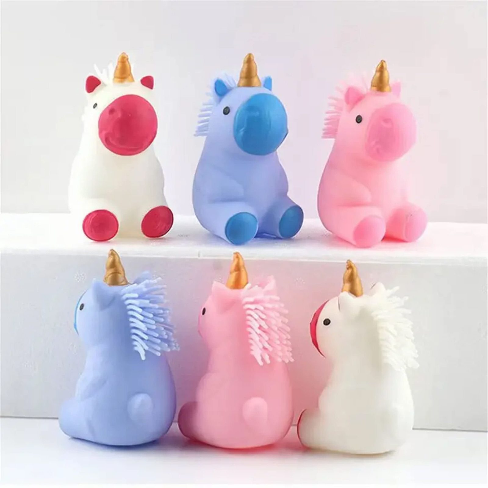 Primary image for Light Up Unicorn Squishy Ball - Squeeze and Watch it Glow - Set of 3