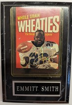 Wheaties Football Emmitt Smith Wheaties Card with Plaque NFL - $112.90 MXN