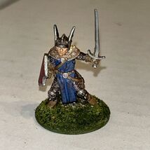 Ral Partha Warhammer Metal Painted Miniature Viking Warrior Army Soldier - $18.97