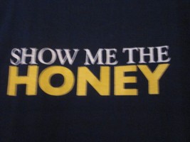 Nwot - Show Me The Honey Wild Turkey Navy Adult M Double-Sided Short Sleeve Tee - £7.96 GBP