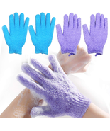 Exfoliating Bath Gloves Body Scrub Wash Mitts Skin Massage Sponge Towel ... - €9,22 EUR