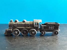 Vtg Collectible Unmarked Die Cast Train Engine And Coal Car Black. - $19.95