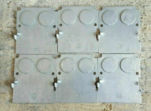(Lot of 6) Appleton Electrical Box Cover Plate 3" x 3-1/2" Metal Cover - $15.09