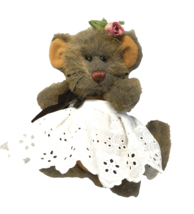 Ganz Cottage Collectibles Mozarella Mouse by Lorraine Plush Toy Brown CC157-1996 - £9.59 GBP