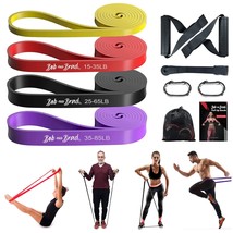 Resistance Bands Set-10Pcs, Exercise Bands With Handles For Working Out, Fitness - £58.72 GBP