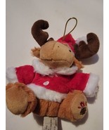 Vintage Hug Fun Small Plushie Plush Stuffed Toy Christmas Holiday Moose ... - £15.41 GBP