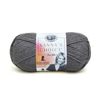 Lion Brand Yarn (1 Skein) Vanna&#39;s Choice Yarn, Black - £3.60 GBP