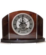 Bey-Berk CM683 Cairo, Lacquered Wood Stainless Steel Accents Quartz Clock - $3,501.73 MXN