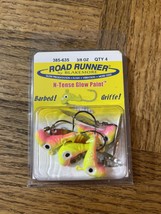 Road Runner Willow Blade Hook Size 3/8 Bub Gum Glow - £12.56 GBP