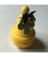 Vintage collectible decorative yellow  color bell shape cheese mill grater - $21.73