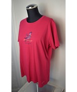 Life Is Good Camp Chair Drink Up Relax Fuchsia Short Sleeve T-Shirt-Wome... - $306.53 MXN
