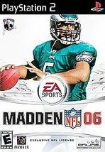 PlayStation 2 Game - MADDEN NFL &#39;06 w/Book- Rated E - £7.85 GBP