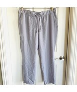 Lululemon On The Fly Pull On Crop Pant Size 12 Silverscreen Gray Woven - £34.41 GBP