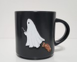 NEW Pottery Barn Scary Squad Ghost on a Broom Mug 15 oz Stoneware - $37.99