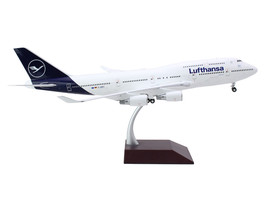 Boeing 747-400 Commercial Aircraft Lufthansa D-ABVY White w Blue Tail 1/200 - £149.94 GBP