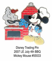 2007 Disney Trading Pin  55533 LE July 4th Mickey Mouse  - $24.95
