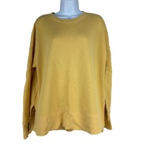 Time &amp; Tru Women&#39;s Yellow Long Sleeved Sweatshirt Size M - £10.96 GBP
