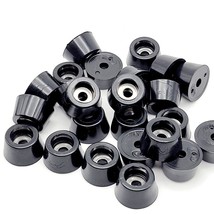 3/4&quot; Wide Base x 3/8&quot; Tall Rubber Equipment Feet Screw in Replacement Bu... - $11.77+