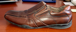Apt.9 Men’s Slip-On Loafers Dress Shoes Jackal Brown Size 10M Flex Comfort - £20.35 GBP