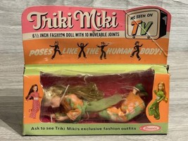 Triki Miki Uneeda Fashion Doll Vintage 1971 6 1/2" 10 Moveable Joints NRFB Box - £73.16 GBP