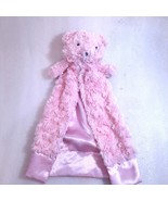 Kyle &amp; Deena pink bear Lovey Security Blanket Stuffed Animal Toy minky s... - $60.00