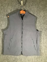 Hillard &amp; Hanson Casual Full Zip Womens Vest Gray Collared Zip Pocket Women Cute - £7.85 GBP