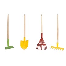 KidS Garden Tool Set With Child Safe Shovel, Rake, Hoe And Leaf Rake 4 P... - £36.76 GBP